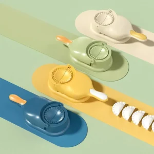 2 in 1 Dumpling Samosa Maker – Easy to Use Kitchen Tool for Homemade Dumplings Samosas and Pastries Random Color1