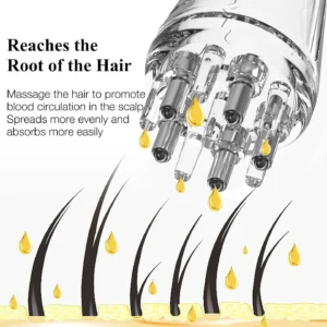 2 in 1 Scalp Root Hair Oil Applicator Comb – Mess Free Oil Tank Massage Comb for Hair Growth Scalp Care 1