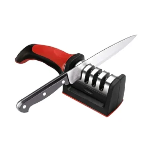 3‑in‑1 Knife Sharpener Set – 3‑Stage Blade Restorer with Diamond Tungsten Slots & Bonus Ceramic Peeler for Kitchen Knives