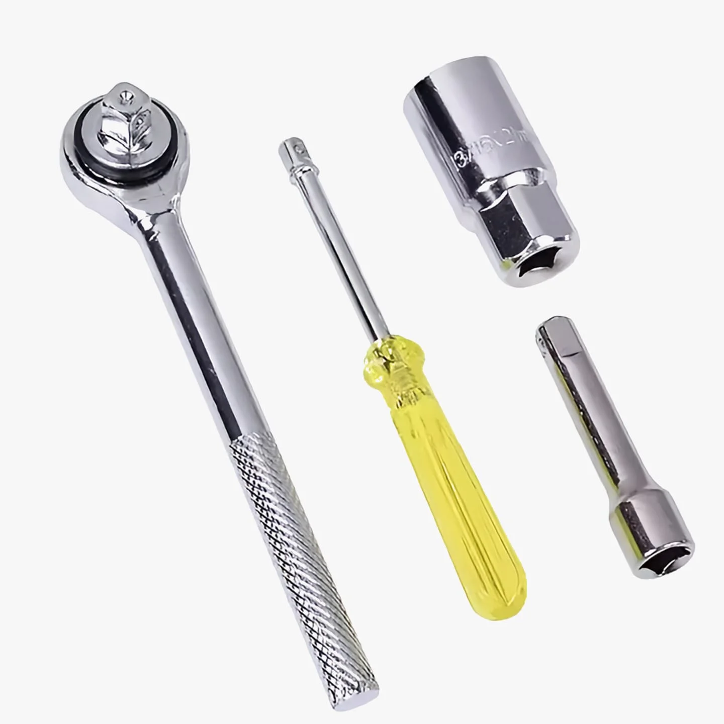 40pcs Aiwa Socket Wrench Tool Kit | Durable Stainless Steel Multi-Purpose Repair Set - Image 4