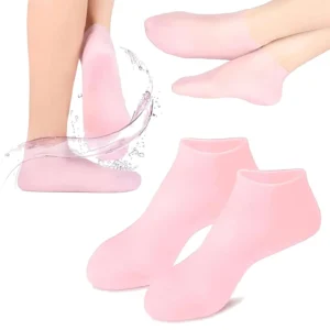 Silicone Moisturizing Gel Socks | Jelly Heel Socks for Dry Feet, Cracked Heel Repair, Foot Softening, Pain Relief & Daily Foot Care (Without Box)