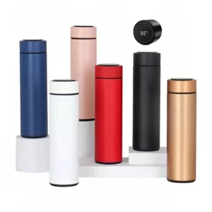 Smart Temperature Display Thermos Water Bottle – 500ml Stainless Steel Hot Cold Flask with LED Touch Display 1