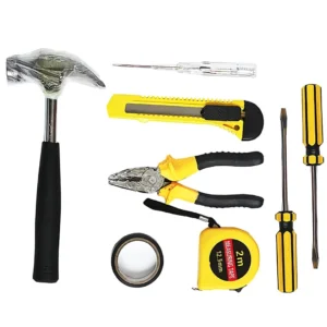 8 PCS Professional Tool Set with Storage Box YL 8009A Model Durable Home Repair DIY Toolkit Organized Plastic Storage Box 2