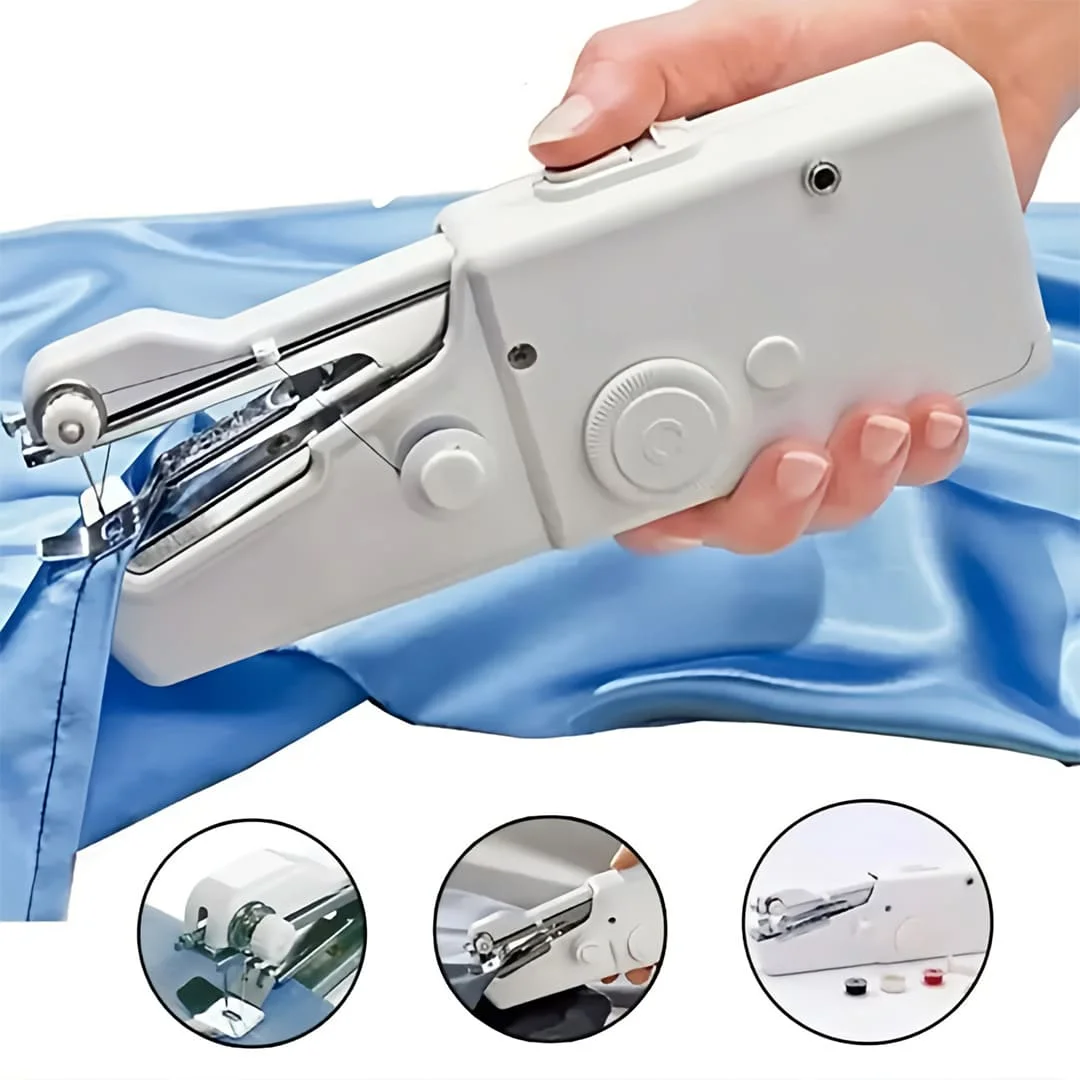 Handy Stitch Portable Sewing Machine Battery Operated Handheld Mini Sewing Machine for Quick Repairs DIY Crafts 1