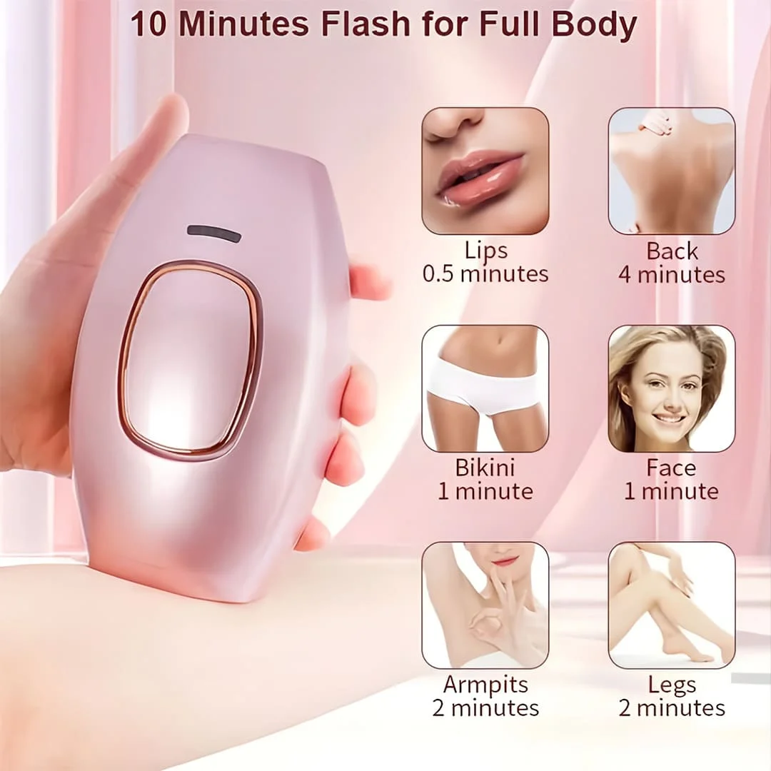 IPL Technology Hair Removal Device for Home Long Lasting Smooth Skin Pain Free Body Facial Hair Remover 3