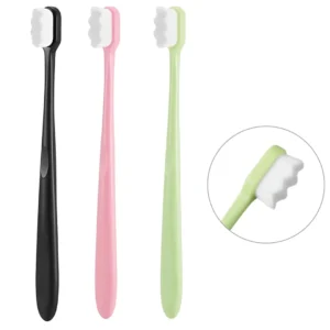 Nano Toothbrush with Travel Case Ultra Soft Micro-Nano Bristles For Sensitive Gums, Adults & Kids