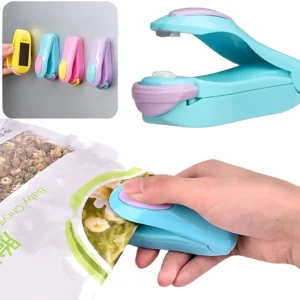 Portable Mini Heat Sealing Machine Snack Bag Sealer Handheld Resealer Random Color