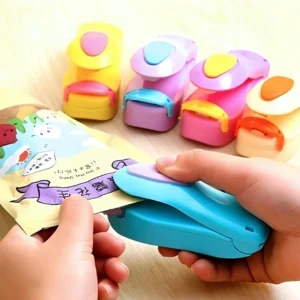Portable Mini Heat Sealing Machine Snack Bag Sealer Handheld Resealer Random Color 1
