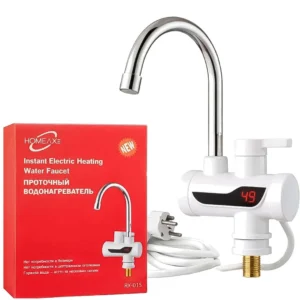 Premium Electric Instant Hot Water Faucet | 3000W Tankless Heating Tap with Digital Temperature Display | Kitchen & Bathroom