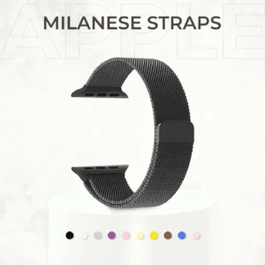 Premium Milanese Magnetic Loop Band for Apple Watch Stainless Steel Strap Compatible with Series 1–9 Ultra SE 42–45mm