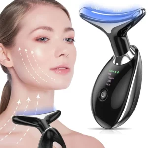 3 in 1 Rechargeable Face Neck Massager Red Light Therapy Microcurrent Anti Wrinkle Device 1