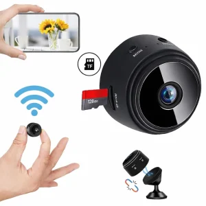 A9 1080P HD Magnetic WiFi Mini Camera Wireless Security Camera with Night Vision & HDSF App Support