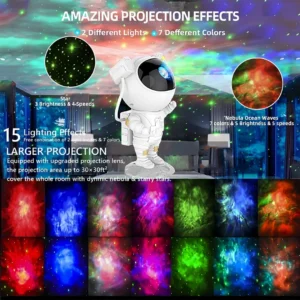 Astronaut Star Projector Night Light Bring the Galaxy to Your Room LED Nebula Starry Sky Projection 2