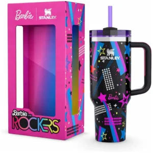 Black Stylish Stanley Barbie Tumbler H2.0 Tumbler 1.18L Limited Edition Double Wall Vacuum Insulated 1