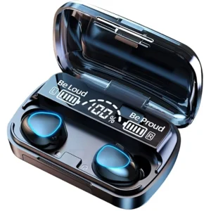 Damix M10 TWS Wireless Earbuds | Bluetooth 5.3 True Wireless Earphones with Dual LED Display | Touch Control, 3500mAh Charging Case, Wireless Earphones With Microphone 9D Stereo Sports Waterproof Earbuds Headset | Original M10 Earbuds