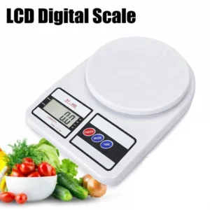 Digital Kitchen Weighing Scale SF-400 | 10kg x 1g High Precision LCD | Tare Function