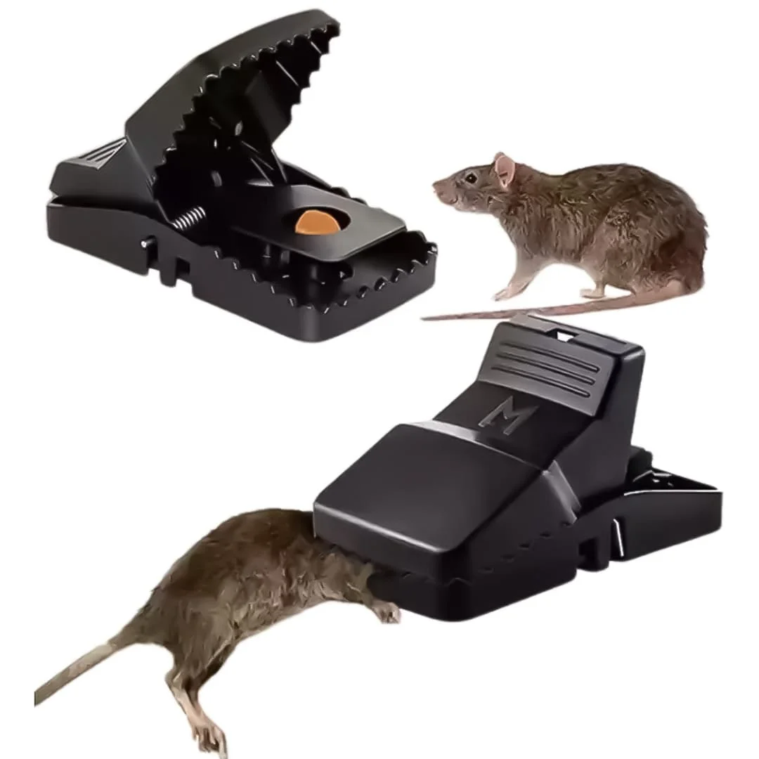 Heavy Duty Plastic Mouse Trap Reusable Mouse Catcher for Home & Kitchen Strong, Durable & Best Quality Rodent Trap