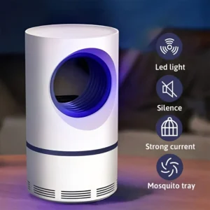 Portable USB Mosquito Killer Lamp Safe Silent Chemical Free Insect Trap for Home Travel 1