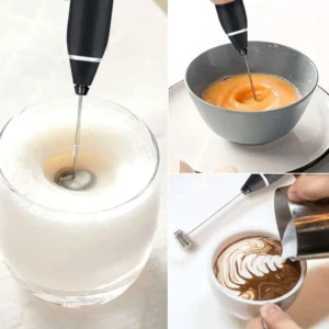 Rechargeable Electric Coffee Frother Egg Beater High Speed 3 Speed USB Handheld Milk Frother Protein Shake Mini Mixer 1