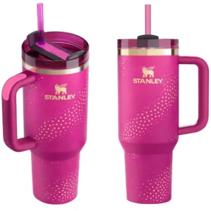Star Pink Stylish Stanley Barbie Tumbler H2.0 Tumbler 1.18L Limited Edition Double Wall Vacuum Insulated