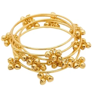 kashmiri ghunghroo bangles set traditional ghunghroo bangles jewelry brass gold ghunghroo bangles mehndi festival bangles set oxidized gold ethnic bangles