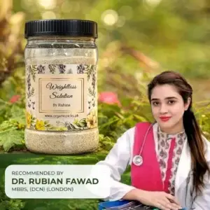 Dr. Rubina Herbal Weight Loss Solution 300g Natural Fat Burner Metabolism Booster Digestion Support Formula for Healthy Slimming 1
