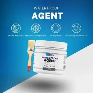 Hydra Waterproof Agent 250g Instant Leak Repair Liquid Sealant for Roof Wall Floor Transparent Anti Leak Waterproof Coating with Brush 1
