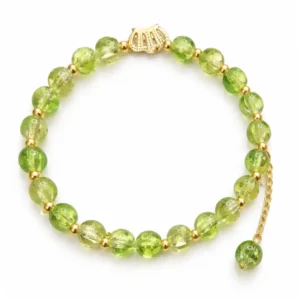 Korean Style Crystal Beads Bracelet for Women Girls Cracked Glass Stretchable Charm Bracelet Colorful Handmade Beaded Jewelry Elegant Gift for Friends Girls Women 0