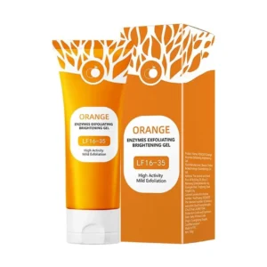 orange enzymes exfoliating gel brightening face peeling gel vitamin C exfoliating gel orange enzyme face scrub brightening skincare gel