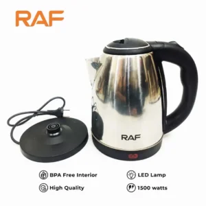 RAF KT-200 electric kettle stainless steel electric kettle 2 liter RAF cordless electric kettle fast boiling water kettle kitchen electric kettle 1500W