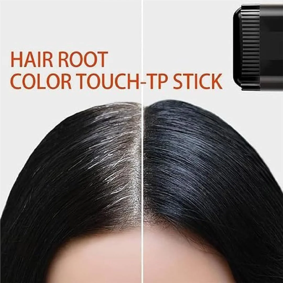 Temporary Hair Color Stick for Gray Coverage | Instant Hair Touch Up Wand for Black & Brown Hair, Portable Long-Lasting Root Concealer for Men & Women - Image 3