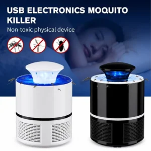 USB Mosquito Trap Lamp UV LED Insect Killer with Suction Fan Electric Mosquito Catcher Chemical Free Fly Bug Repellent for Home Office Bedroom Indoor Outdoor 1