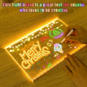 LED Light Up Message Board with Stand for Home and Office 4