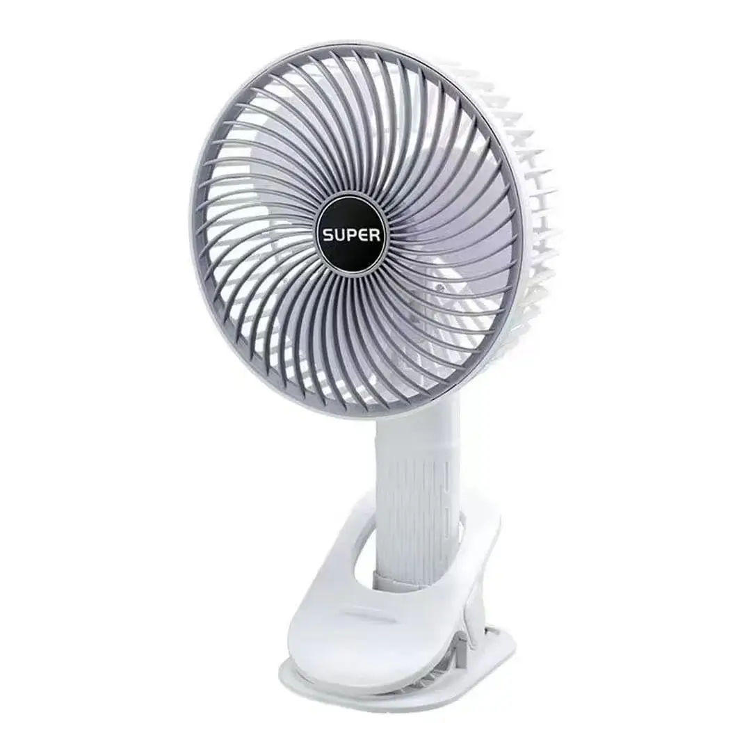 Portable Rechargeable Clip Fan with 3 Speed Modes | Handheld, Desktop & Wall Mounted Cooling Fan - Image 3
